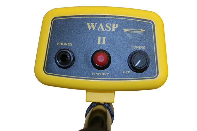 WASP II Metal Detector Control Panel