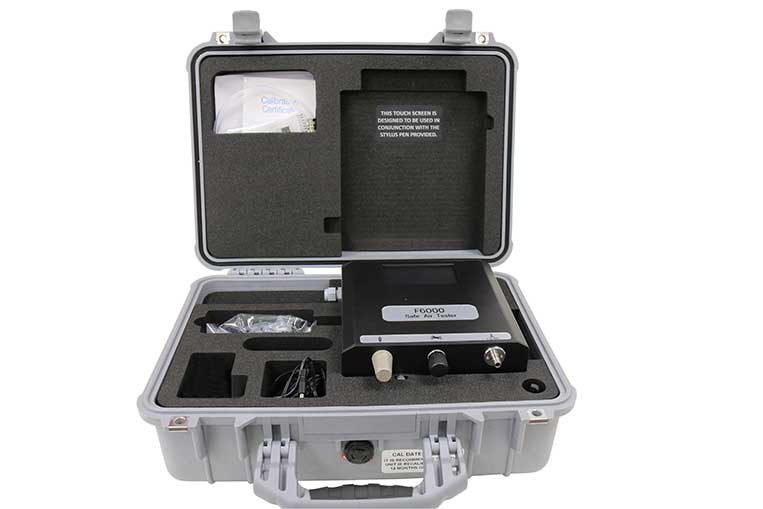 F6000 Safe Air Tester in Case