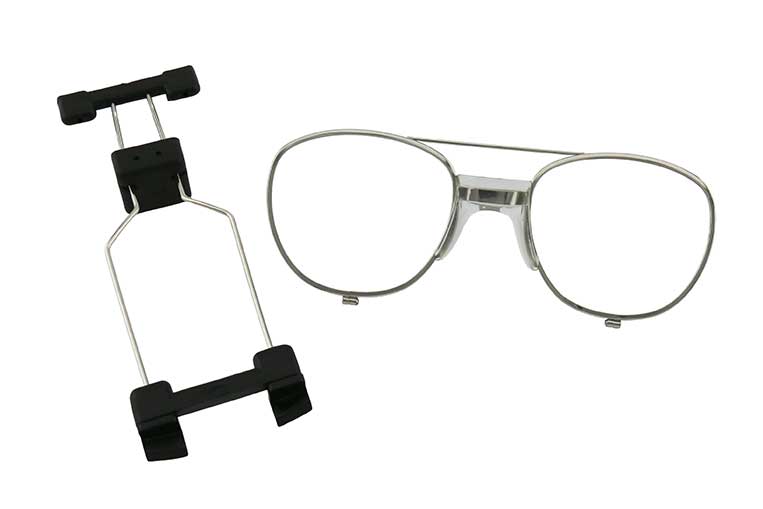 Integrated spectacle frames for the Vision 3 face mask