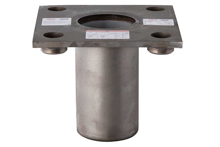Stainless Steel Flush Core Mount Base High Capacity