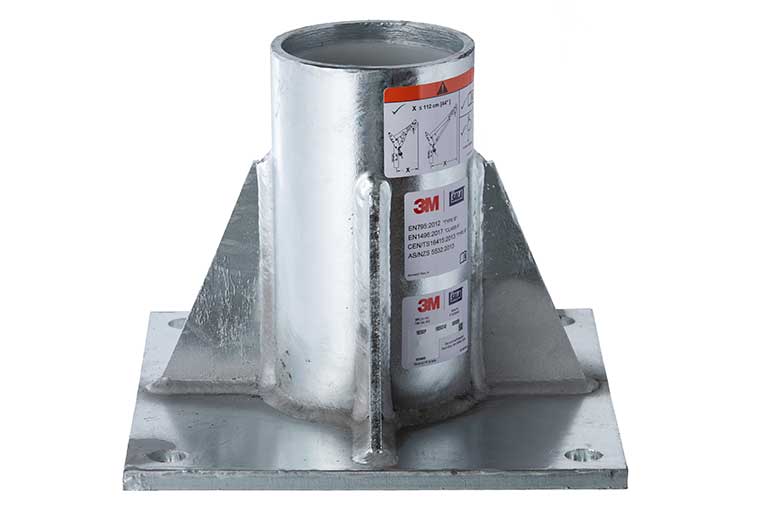 Galvanised Steel Floor Mount Base High Capacity