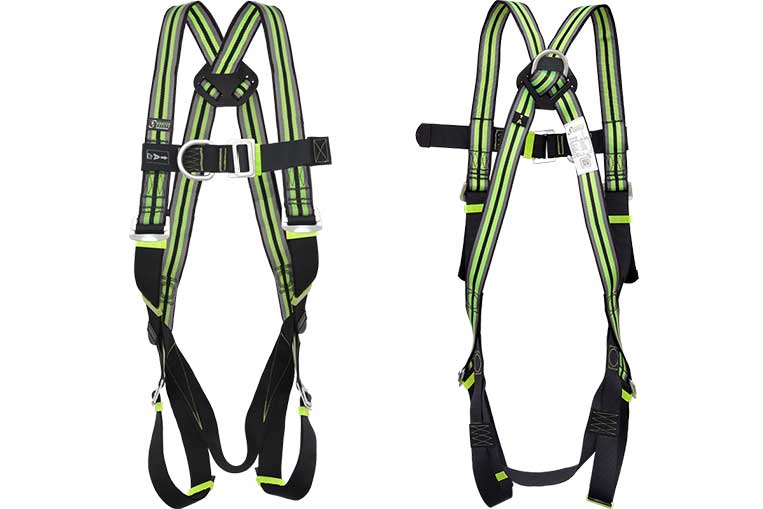 FA10 105 00 Twin Point Harness front and Back views