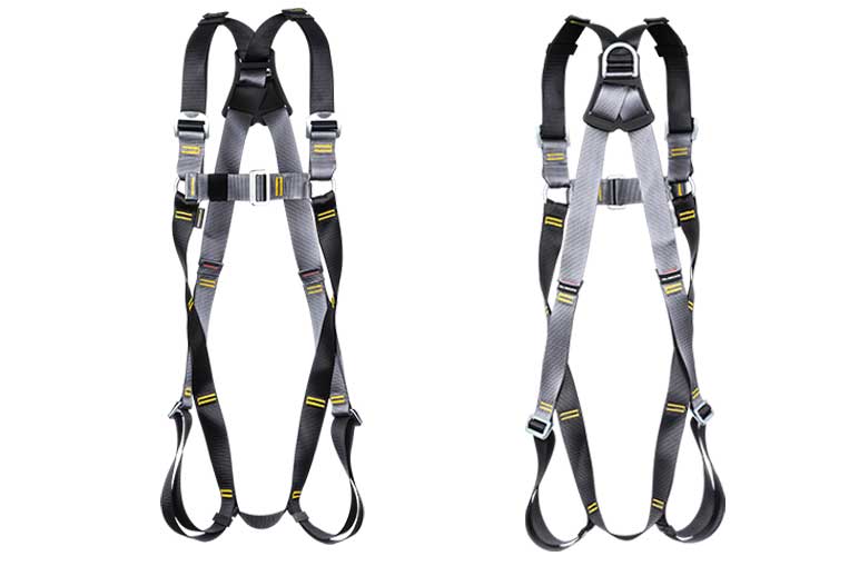 RGH1 Single Point Harness front and back views