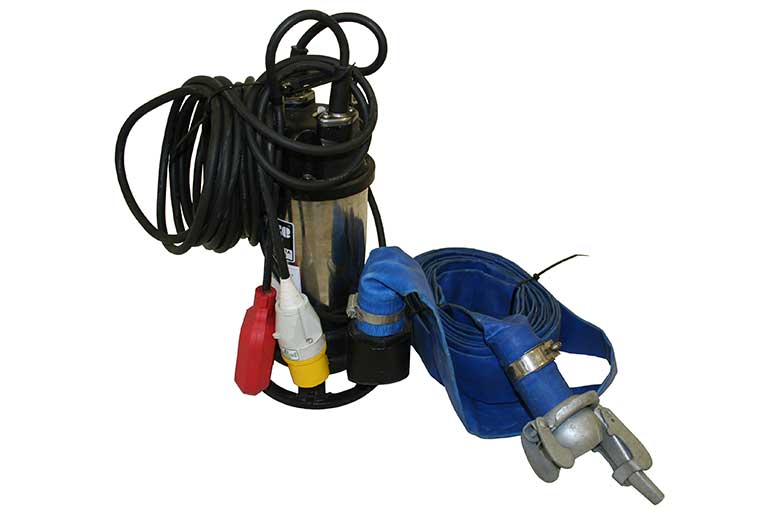 Clarke 2” Submersible Pump Hire Unit with Hose and 110v Plug