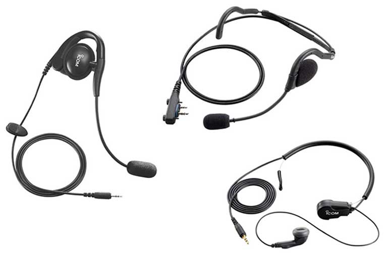 ICOM IC-F29SR Headsets and mics