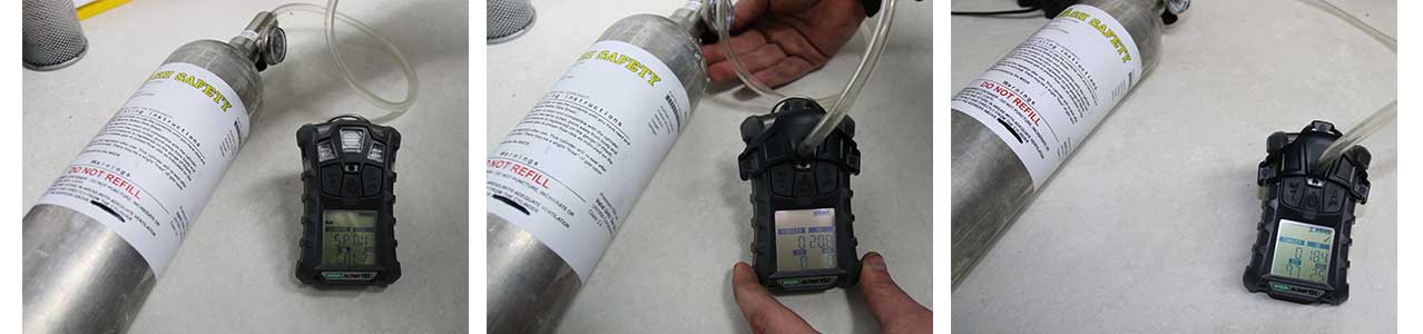 Calibration on a Gas Detector